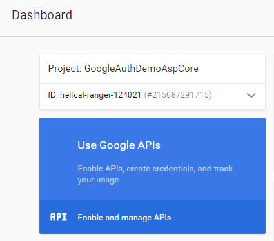 Enable manage apis