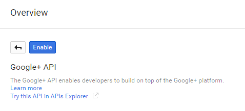 Enable credentials